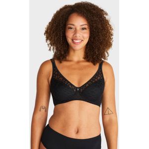 Swegmark niet-voorgevormde beugelbh Rita zwart