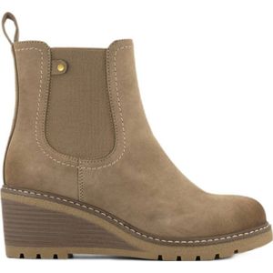 Graceland enkellaarzen taupe