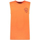 TYGO & vito singlet Niek met printopdruk neonoranje