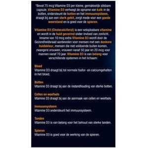 Lucovitaal duopack D3 75mcg Forte Vitamine