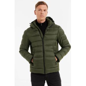 anytime gewatteerde jas khaki