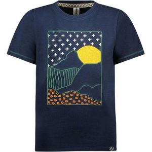 B.Nosy T-shirt Gust met printopdruk donkerblauw