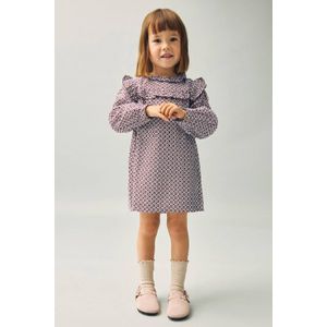 Mango Kids blousejurk donkerrood
