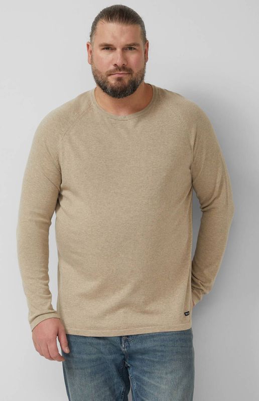 Gebreide Trui - Katoen - Regular Fit - Ronde Hals