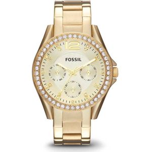 Fossil horloge ES3203 Riley goudkleurig