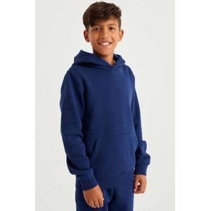 WE Fashion Blue Ridge hoodie donkerblauw