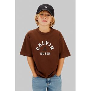 Calvin Klein T-shirt donkerbruin