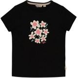 Moodstreet T-shirt met printopdruk zwart/roze