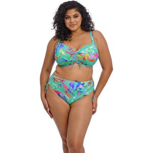 Elomi - Toyama Tides - Bikinislip - Turquoise - Hoge Taille