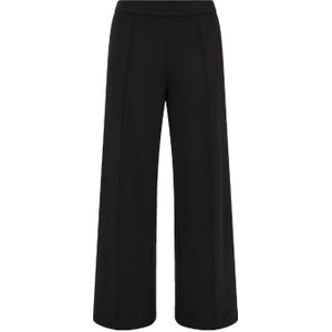 WE Fashion Wide leg high waist casual broek zwart