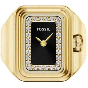 Fossil horloge ES5447 Raquel Watch Ring goudkleurig