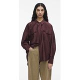 VILA - ROUGE EDIT - Blouse - Bruin - Klassieke Blouse