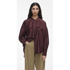 VILA - ROUGE EDIT - Blouse - Bruin - Klassieke Blouse