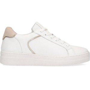 Manfield Leren Sneakers Wit