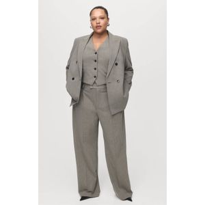 Mango wide leg high waist broek