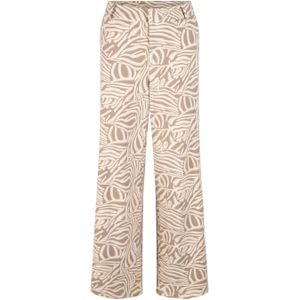 Zoso rechtvallend regular waist pantalon zand