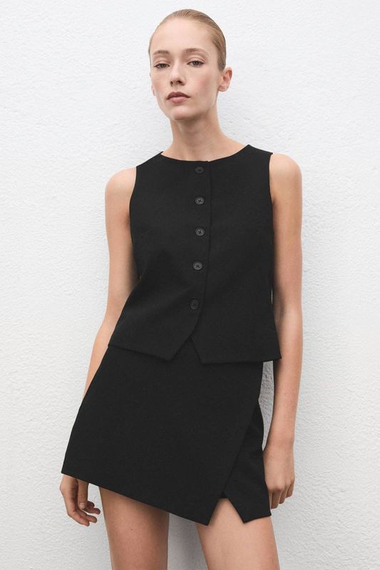 MANGO - CANDELA - Gilet - Zwart