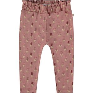 Babyface baby regular fit broek met all over print roze