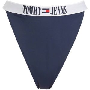 Tommy Hilfiger high leg bikinibroekje donkerblauw