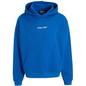 Redefined Rebel hoodie met printopdruk princess blue