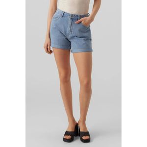 VERO MODA high waist loose fit denim short VMZURI light blue denim