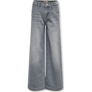 KIDS ONLY GIRL wide leg jeans medium grey denim