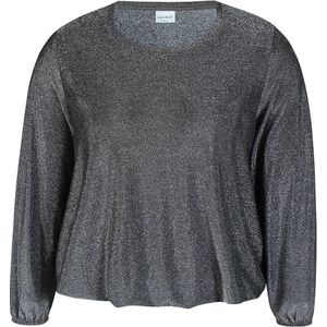 Zhenzi glitter top zilver met glitter