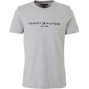 Tommy Hilfiger T-shirt van biologisch katoen grijs