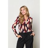 &Co Woman - VAYEN FADED BIG - Blouse - Rood