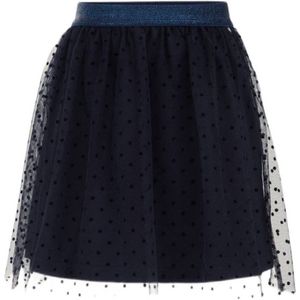 WE Fashion a-lijn rok donkerblauw