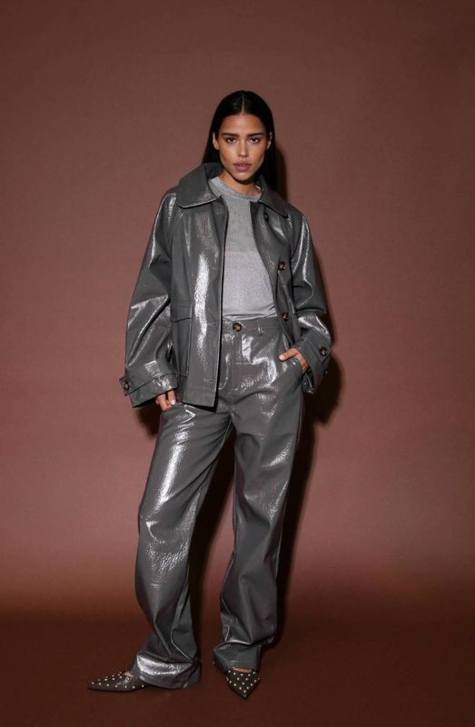 Amaya Amsterdam - Top lange mouw - Donker grijs - 254-A14 - Longsleeves