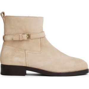 Tommy Hilfiger - Enkellaarsjes - Beige - Leren