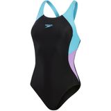 Speedo ECO EnduraFlex sportbadpak Muscleback zwart/paars/blauw