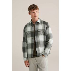 WE Fashion - Boxy Fit Geweven Overshirt - Ruit