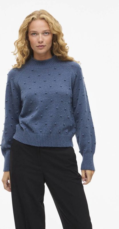 VILA - Gebreide Trui - Blauw