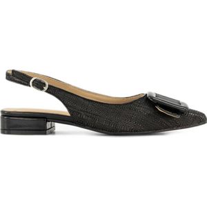 Graceland slingback loafers zwart