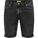 ONLY & SONS slim fit short ONSPLY washed black