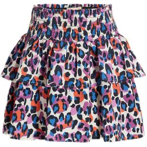 Orange Stars Rok Peggy met Panterprint Multi