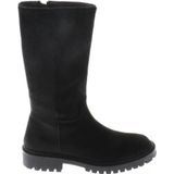 Hip leren laarzen zwart