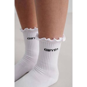 Aim'n sportsokken Frill wit