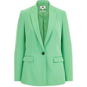 WE Fashion rechtvallende blazer groen