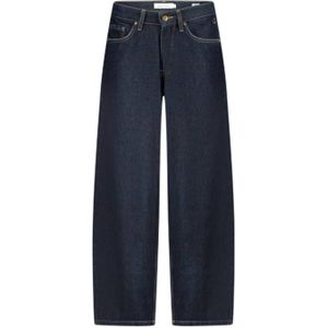 Circle of Trust cropped jeans dark blue denim