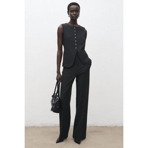 MANGO Gilet 'Daisy'  antraciet