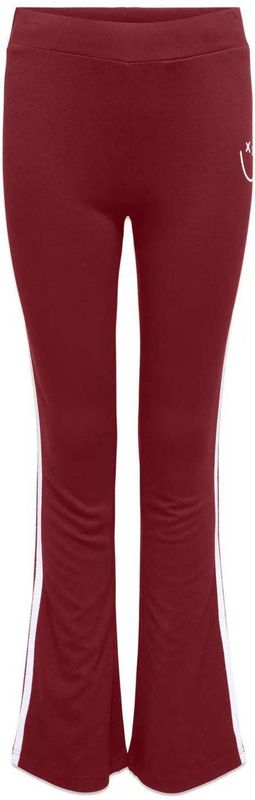 KIDS ONLY GIRL - Flared Broek - Dieprood - Zachte Viscose Stof