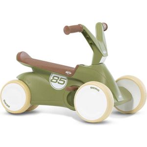 BERG GO² Retro Loopauto - 10 tot 30 Maanden - Uitklapbare pedalen - Groen