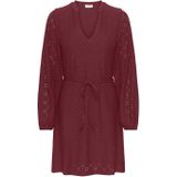 JDY - JDYCATHINKA - Jurk - Wijnrood - Korte Mouwen