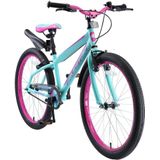 BikeStar Urban Jungle kinderfiets 24 inch turquoise