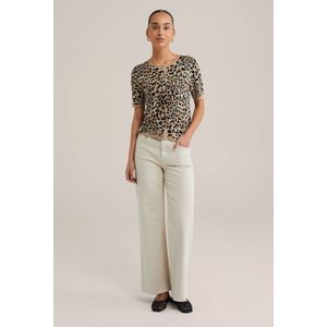 WE Fashion gebreid vest beige