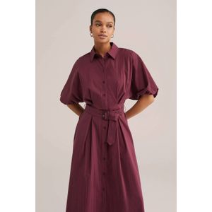 WE Fashion blousejurk donkerrood