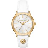 Michael Kors horloge MK7466 Slim Runway goudkleurig